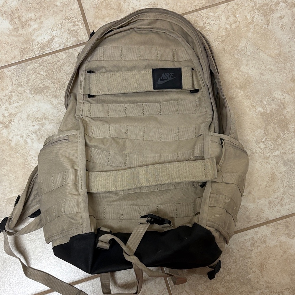 Nike Beige and Black Men's Backpack